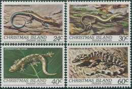 Christmas Island 1981 SG144-147 Reptiles Set MNH - Christmas Island