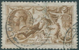 Great Britain 1915 SG406 2s.6d Yellow-brown KGV FU (amd) - Non Classificati