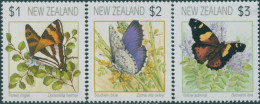 New Zealand 1991 SG1635-1637 Butterflies MNH - Andere & Zonder Classificatie