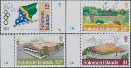 Solomon Islands 1984 SG528-531 Olympic Games Set MNH - Salomon (Iles 1978-...)