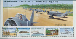 Solomon Islands 1992 SG733a Guadacanal Battle MS MNH - Solomon Islands (1978-...)