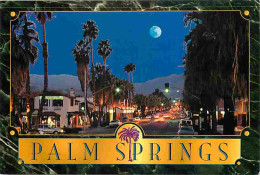 Etats Unis - Palm Springs - Picturesque Palm Canyon Drive At Night - Automobiles - Carte Neuve - CPM - Voir Scans Recto- - Palm Springs