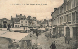 D6662 Gournay La Place Nationale Un Jour De Marché - Gournay Sur Marne