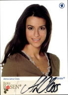CPA Schauspielerin Anna Lena Class, Portrait, Autogramm, ARD, Rote Rosen - Acteurs