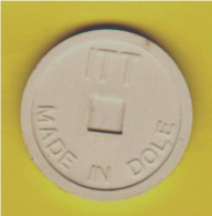 Jeton De Caddie  " ITT - MADE IN DOLE " _j410 - Trolley Token/Shopping Trolley Chip