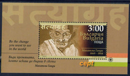 Mahatma Gandhi - 150 Years Since His Birth -  Bulgaria / Bulgarie 2020 - Block MNH** - Mahatma Gandhi