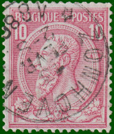 COB N°46 - Belle Oblitération Dépôt-Relais - "ZONHOVEN" - 1884-1891 Leopold II.