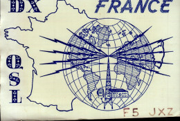 CARTE QSL..DX  FRANCE  F5  JXZ - Radio