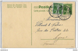 28 - 47 - Entier Postal  Avec Affranchissement Complémentaire - Cachets à Dat Fribourg Gare 1911 - Ganzsachen