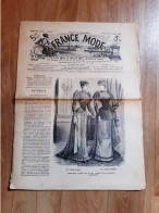 Revue -  France Mode -  Annee 1892  - N° 33 - Revues Anciennes - Avant 1900