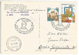 De Pinedo 75° Anniversario - Dispaccio X Gorgonzola 13may2000 - Special Cachet - Airmail