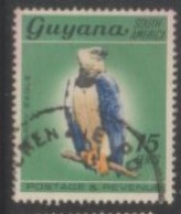 1968 GUYANA USED STAMP ON BIRD/Harpia Harpyja-HARPY EAGLE - Arends & Roofvogels