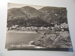 Cartolina Viaggiata "BONASSOLA Golfo E Spiaggia" 1954 - La Spezia