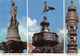 ROYAUME-UNI - Nelson - Eros - The Post Office Tower - London - Kardorama Ltd - Statues - Carte Postale Ancienne - Sonstige & Ohne Zuordnung
