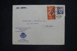 PORTUGAL - Lettre Commerciale Par Avion Pour New York - 1939 - A 2824 - Postmark Collection