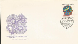 FDC 1665 Czechoslovakia WHO 1968 - Medicina