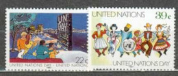 ONU NEW YORK MNH ** 508-509 Journée Des Nations Unies - Unused Stamps