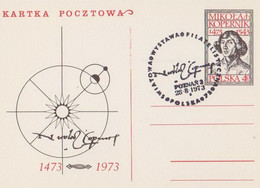 Poland Postmark D73.08.28 POZNAN.G01a: Philatelic Exhibition Copernicus - Postwaardestukken