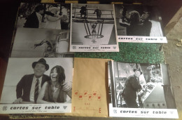 Jess FRANCO Eddie CONSTANTINE ESPIONNAGE SF EUROSPY 60's 15 Photos  CARTES SUR TABLES - Photographs