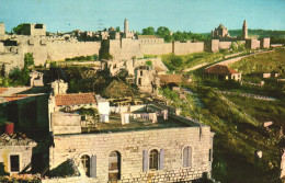 JERUSALEM, THE OLD CITY WALL, ARCHITECTURE, TOWER, ISRAEL, POSTCARD - Israel