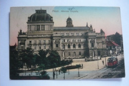 Plzen, Mestske Divadio, Tram, Us. 1926 - Tchéquie
