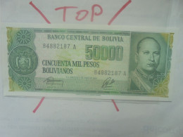 BOLIVIE 50.000 PESOS BOLIVIANOS 1984 Neuf (B.33) - Bolivia