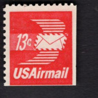 2010364583 1973 SCOTT C79a (XX) POSTFRIS MINT NEVER HINGED  -  WINGED AIRMAIL ENVELOPE - SINGLE RIGHT & UNDER IMPERF - 3b. 1961-... Nuevos