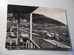 Cartolina Viaggiata "BONASSOLA  La Spiaggia" 1955 - La Spezia