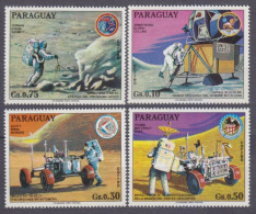 1973 Paraguay 2499,2503-2505 Apollo Program - South America