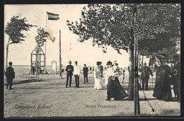 AK Laboe, Ostseebad, Strandpromenade Mit Ausflüglern  - Laboe