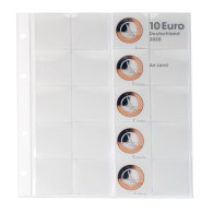 Lindner Vordruckblatt Karat Für 10 Euro-Münzen Polymerring 1110-2 Neu - Supplies And Equipment