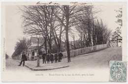 94 - B637CPA - ABLON - Rond Point De La Rue De Paris Près La Gare - Parfait état - VAL-DE-MARNE - Ablon Sur Seine