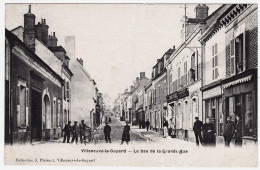 89 - B465CPA - VILLENEUVE LA GUYARD - Le Bas De La Grande Rue - Parfait état - YONNE - Villeneuve-la-Guyard