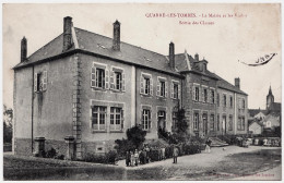 89 - B461CPA - QUARRE LES TOMBES - La Mairie Et Les écoles - Sortie Des Classes - Très Bon état - YONNE - Quarre Les Tombes