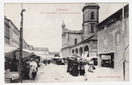 9 - T137CPA - MAZERES - 556 - La Place Du Marché - Très Bon état - ARIEGE - Autres & Non Classés