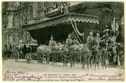 75 - B13408CPA - PARIS - ARR. 04 - Edouard VII, Réception Hotel De Ville - Carte Pionnière - Bon état - PARIS - Arrondissement: 04