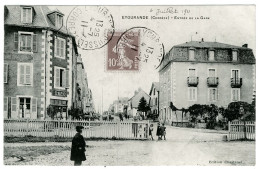 19 - B7819CPA - EYGURANDE - Entree  De La Gare - Très Bon état - CORREZE - Eygurande