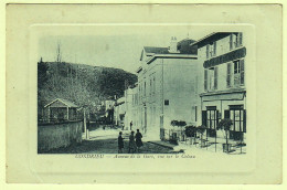 69 - B19435CPA - CONDRIEU - Avenue De La Gare, Vue Sur Le Coteau - Cafe BERTHOLAT - Très Bon état - RHONE - Condrieu