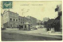 69 - B19384CPA - L' ARBRESLE - Place De La Mairie, Marche Et Bascule - Très Bon état - RHONE - L'Abresle