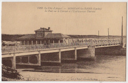 40 - B17039CPA - MIMIZAN LES BAINS - Le Pont Sur Le Courant, Etablissement Thermal - Parfait état - LANDES - Mimizan Plage