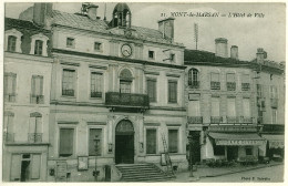 40 - B16875CPA - MONT DE MARSAN - L'hotel De Ville, Café DIVAN - Très Bon état - LANDES - Mont De Marsan