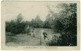 47 - B13780CPA - ALLEMANS DU DROPT - Pecheurs A L'oeuvre - Bon état - LOT-ET-GARONNE - Autres & Non Classés