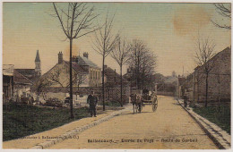 91 - B13717CPA - BALLANCOURT - Entrée Du Pays, Route De Corbeil - Tailleur De Pierre - Bon état - ESSONNE - Ballancourt Sur Essonne