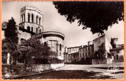 9 - B33817CPSM - SAINT ST LIZIER - La Cathedrale Et L' Ancien évéché - Très Bon état - ARIEGE - Autres & Non Classés