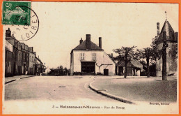 45 - B33796CPA - HUISSEAU SUR MAUVES - Rue Du Bourg - Très Bon état - LOIRET - Otros & Sin Clasificación