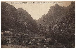 34 - B23027CPA - LE VERDIER - LAMALOU - Gorges D' Heric Et Village Du Verdier - Bon état - HERAULT - Otros & Sin Clasificación