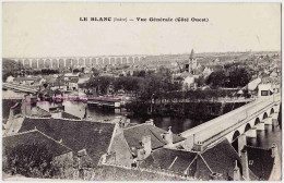 36 - B22973CPA - LE BLANC - Vue Generale - Coté Ouest - Bon état - INDRE - Le Blanc