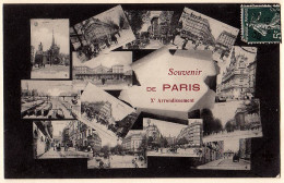 75 - B19827CPA - PARIS - ARR. 10 - Souvenir De Paris 10e Arrondissement - Très Bon état - PARIS - Distretto: 10