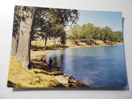 Cartolina Viaggiata "NEMOLI  - LAGO SIRINO ( PZ ) Gara Di Pesca Alla Trota" 1976 - Potenza