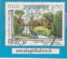 USATI ITALIA 1995 - Ref.0725 "GIARDINI STORICI D'ITALIA" 1 Val. - - 1991-00: Usados